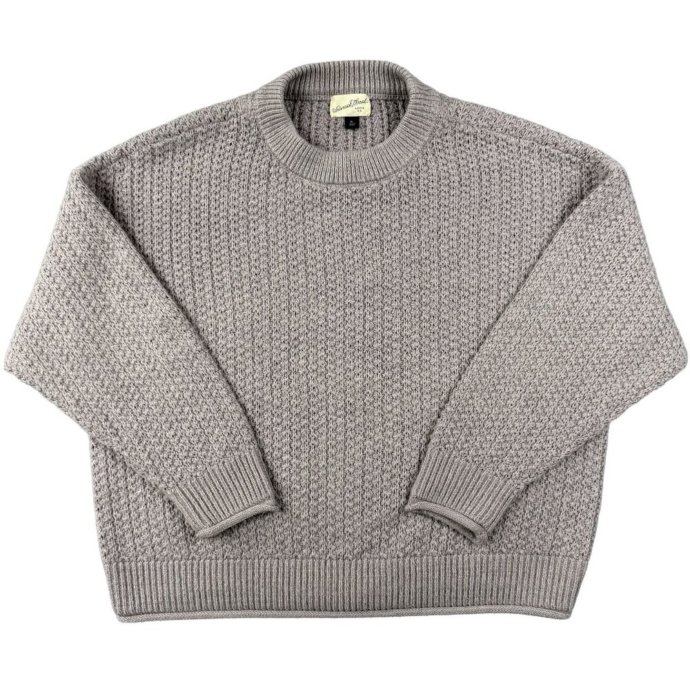 Universal Thread Goods Co. Chunky Knit Sweater – Women’s XL (Light Gray)